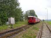 Bývalá železniční zastávka "Dobronín zastávka" (23. července 2005). Autor: Jan Pesula (Sapfan).