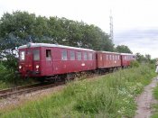 Nostalgický vlak, diesel vozu M131 (22. července 2005). Autor: Jan Pesula (Sapfan).